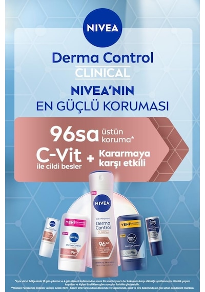 Nivea Men Clinical Derma Control Erkek Stick Deodorant 50 ML