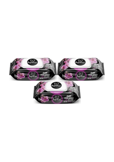 Papilion Islak Havlu Mendil 100 Yaprak Aroma Terapi 3 Lü Set 3'lü Set