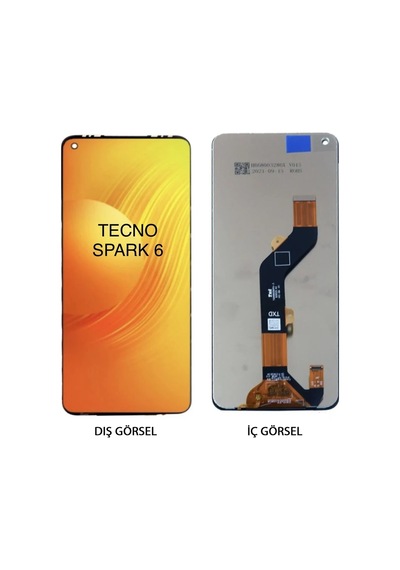Teknonet Tecno Spark 6 Uyumlu Lcd+dokunmatik