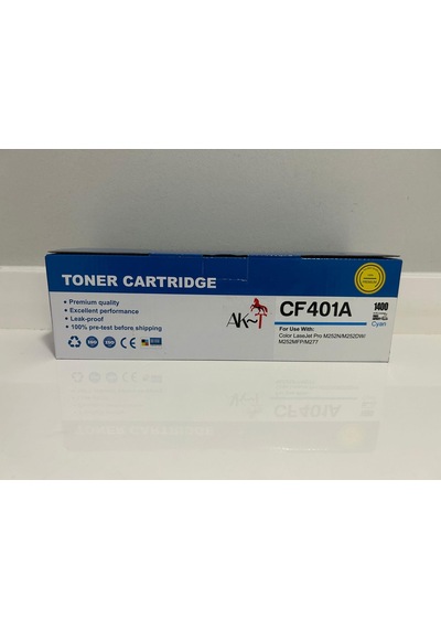 Ak Hp Cf401a Mavi Uyumlu Toner 1400 Sayfa