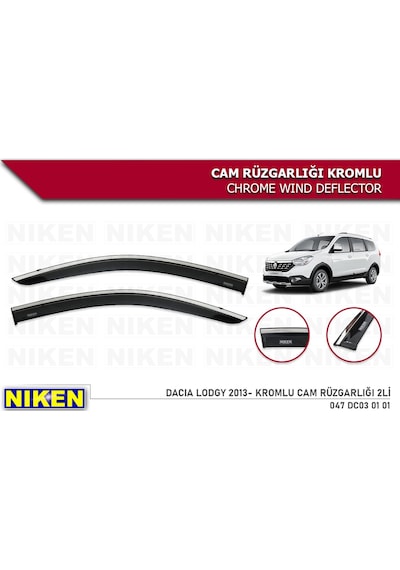 DACIA LODGY 2017 2018 2019 MODEL NIKEN KROMLU CAM RÜZGARLIĞI