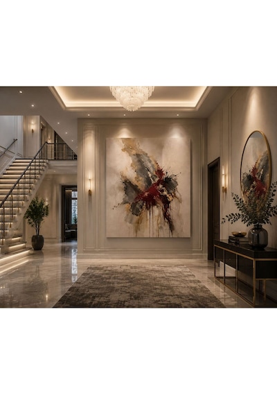 Çerçevesiz Modern Soyut Ekspresyonist Kanvas Tablo Bordo, Antrasit Ve Altın Dokulu Lüks Duvar Dekoru Salon, Antre, Ofis Ve Yatak Odası İçin Premium Tasarım Tablo Çerçevesiz Modern Soyut Ekspresyonist Kanvas Tablo Bordo, Antrasit Ve Altın Dokulu Lüks Duvar Dekoru Salon, Antre, Ofis Ve Yatak Odası İçin Premium Tasarım Tablo