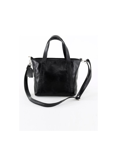 Derinss Leather DERİNSS DKB563 Hakiki Deri Siyah Kadın El ve Omuz Çantası