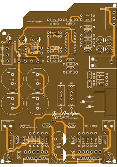 Stüdyo Monitör Hoparlörleri Için Amfi Devresi Lm3886