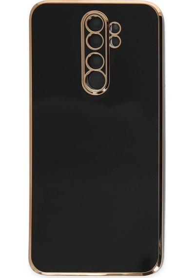 Gld-spt- Newface Xiaomi Redmi Note 8 Pro Kılıf Volet Silikon - Siyah