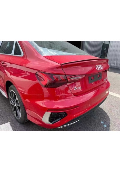 Audı A3 Sedan 2021+  S3 Spoıler  - Pıano Black Parlak Sıyah