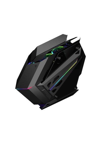 Quantum Gaming Ironclad 6x Argb Fan Full Size Atx Siyah Çelik Gövde Psu'suz Gaming Kasa