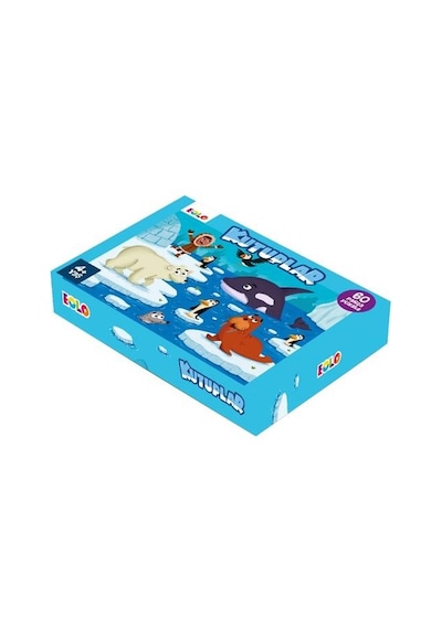Eolo 60 Parça Yer Puzzle Kutuplar 4+