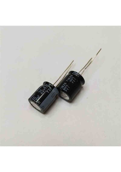 470mf 35v 10x16 Rubycon Elko Kondansatör 67 Adet