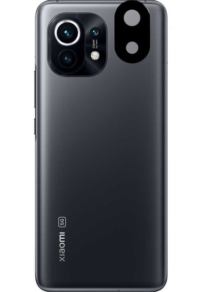 Kilifone - Xiaomi Mi 11 Uyumlu - Kamera Lens Koruyucu 3d Kamera Camı - Şeffaf