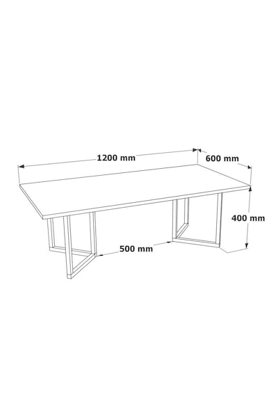 Robin Home Orta Sehpa Kayın Ahşap Ayaklı 120x60cm Ihlamur Yeşili-kayın Yeşil