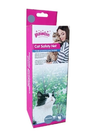 28405-Pawise Balkon Kedi Koruma Şeffaf Ağ 8x3 Mt