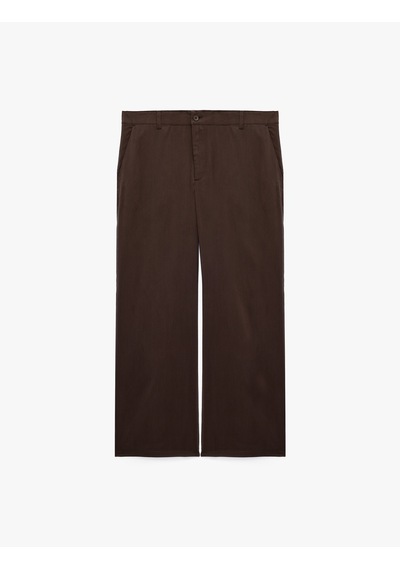 Koton Cepli Rahat Kalıp Viskon Karışımlı Geniş Paça Klasik Pantolon Kahverengi 7wam40141nw Kahve Koton Cepli Rahat Kalıp Viskon Karışımlı Geniş Paça Klasik Pantolon Kahverengi 7wam40141nw Kahve