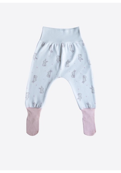 Kitikate Organik Cute Rabbit 3'lü Çoraptolon Pembe Pembe