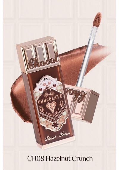 Flower Knows Chocolate Wonder-shop Cloud Lip Cream Lüks Likit Ruj Rujlar Ch08 Hazelnut Crunch 2