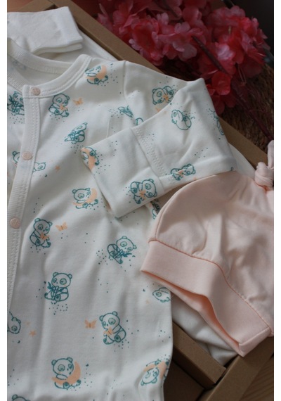 Phokaia Barbosa Moi Noi Baby Kız Bebek 10 Parça Hastane Çıkışı Ekru-pembe