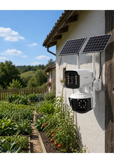 Güneş Enerjili Arıcı Kamerası 4g Sım Kartlı 9mp Üç Lens Yayla Güvenlik Kamerası 2 Yıl  37178034