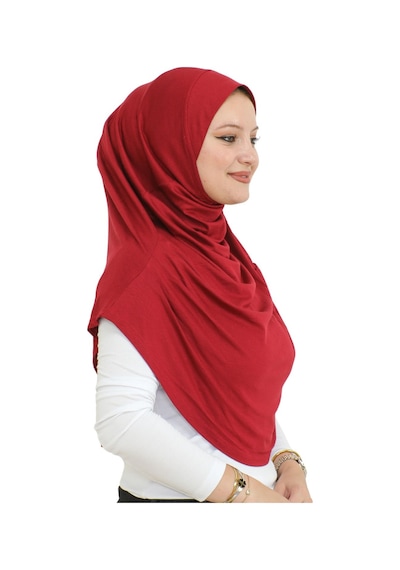 Modish Group Uzun Hazır Giyim Turban Yumuşak Eşarp Islami Giyim Viskon - Bordo Bordo