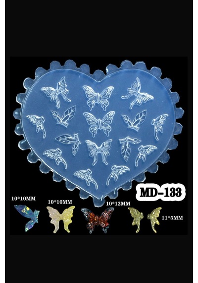 Nail Art Charm Silikon Kalıp Nail Art Desen Kalıbı, Charm Tırnak Süsleme 3d Silikon Kalıp 6