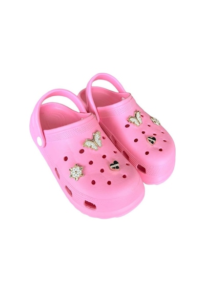 Yüksek Taban Aksesuarlı Kadın Sandalet Pembe-pembe Pembe