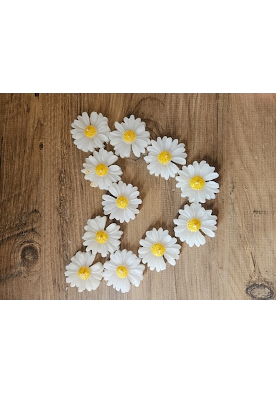 Bernami Vazo Pinterest Suda Yüzen Hediyelik Kokulu Papatya Mum - 1 Adet Diğer