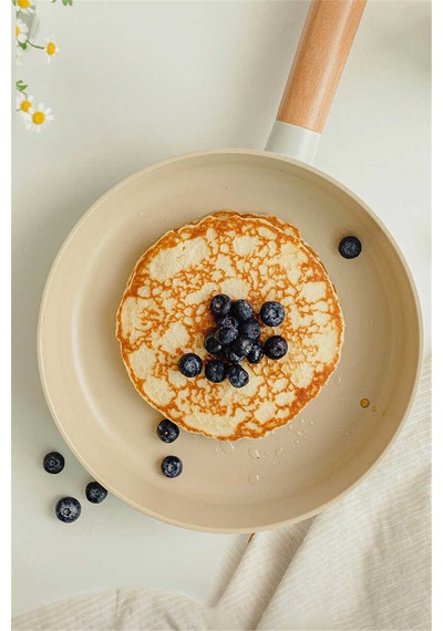 Fika Seramik Kaplama Tava 30 Cm - Bej-7356