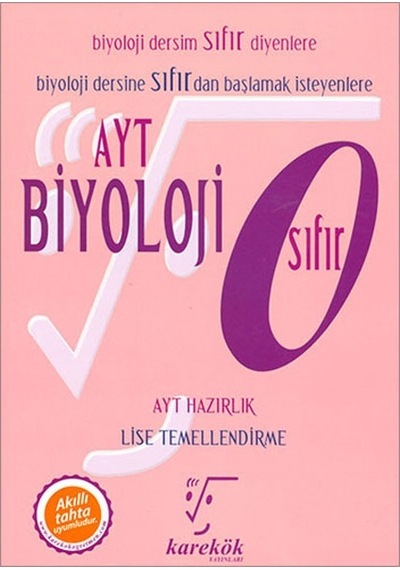 Ayt Biyoloji Sıfır Karekök Yayınları N11.6334