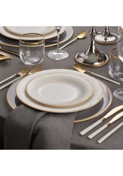 Jumbo New Oscar 60 Parça 12 Kişilik Yemek Takımı - Outlet