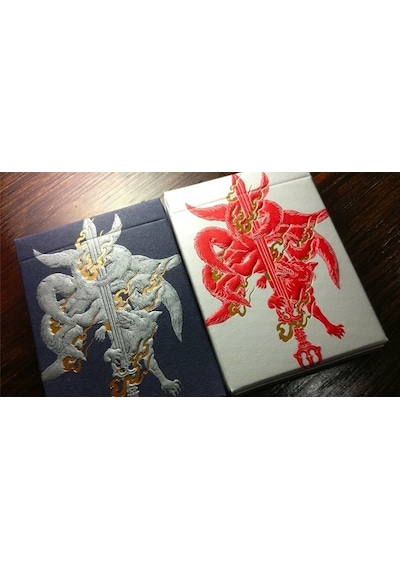 Bicycle Sumi Kitsune Tale Teller Craft Letterpressed Tuck Oyun Kağıdı İskambil Kartları Destesi