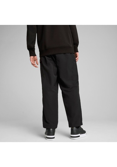 Puma Wardrobe Essentıals Erkek Geniş Kesim Kargo Pantolon 629653 01 Siyah
