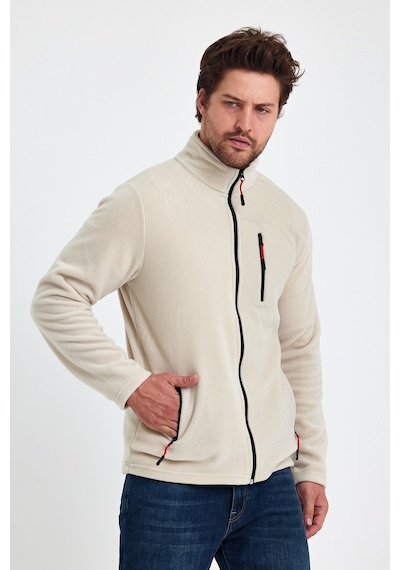 Monox Erkek Outdoor Fermuarlı Polar Ceket 001 Bej