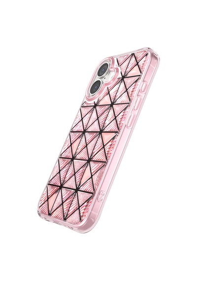 İphone 17 Uyumlu Kılıf 3d Buz Blok Desenli Zore Paris Kairo Tpu Kapak Pembe