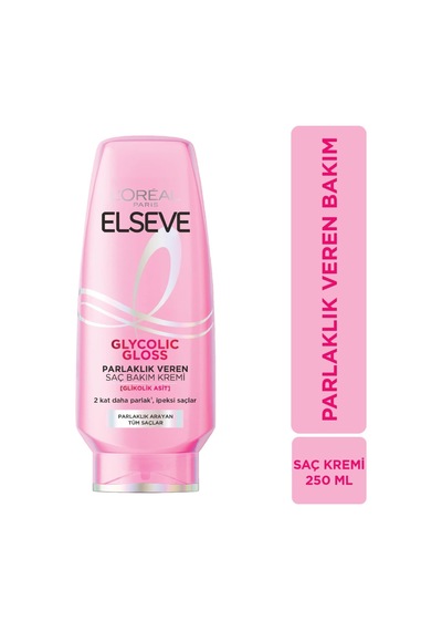 L'oreal Paris Glycolic Gloss Parlaklık Veren Saç Bakım Kremi 250ml
