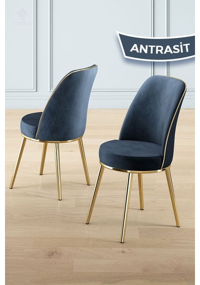 Natre Serisi 90x90 Lak Panel Antrasit İroni Gold Ayaklı Mutfak Masası Takımı Ve 4 Sandalye Antrasit İroni Masa Antrasit Sandalye Natre Serisi 90x90 Lak Panel Antrasit İroni Gold Ayaklı Mutfak Masası Takımı Ve 4 Sandalye Antrasit İroni Masa Antrasit Sandalye