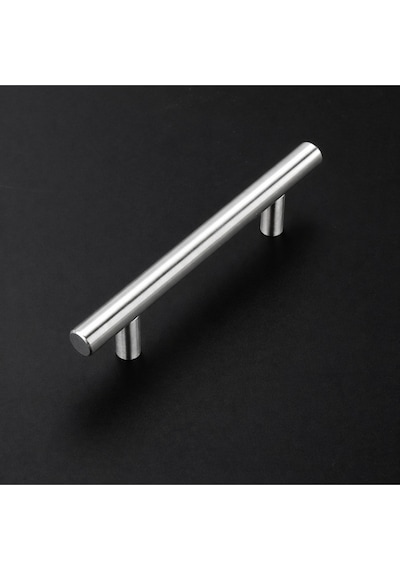 192 Mm Metal Mobilya Kulpu Mutfak Dolap Çekmece Kulpu, Modern Dekoratif Kulp Seti 10 Adet Inox