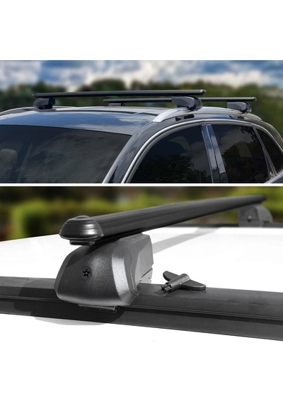 Audi A4 Ara Atkı Gri- Bold Bar V2 2 Parça Sw 2008-2015