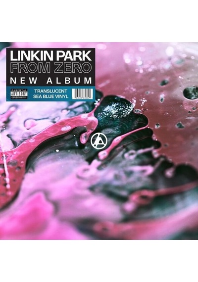 Linkin Park From Zero Transparent Petrol Vinyl Lp Plak
