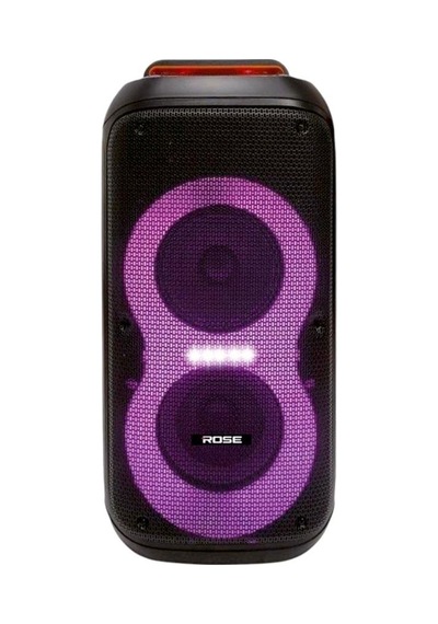 Rose Hp-2150 Taşınabilir Hoparlör Kablosuz El Mikrofonlu Şarjlı Kumandalı Bluetooth 6.5