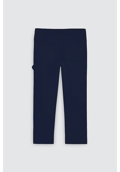 AC&Co / Altınyıldız Classics Erkek Lacı Oversize Bol Kesim Beli Bağlamalı Pamuklu Esnek Armürlü Yan Cepli Pantolon Lacivert AC&Co / Altınyıldız Classics Erkek Lacı Oversize Bol Kesim Beli Bağlamalı Pamuklu Esnek Armürlü Yan Cepli Pantolon Lacivert