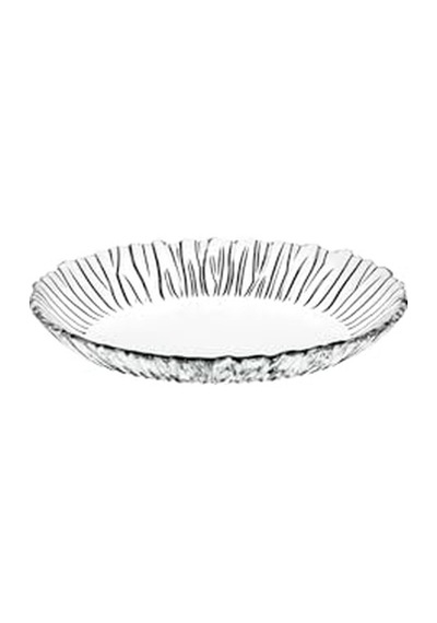 Paşabahçe Aurora Oval Dekoratif & Servis Tabağı - Tekli Çok Renkli