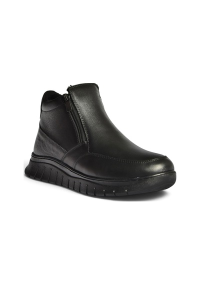Fox Shoes Z555260203 Siyah Hakiki Deri Kadın Bot