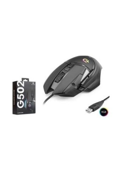 Good Pro G502 Rgb Gaming Mouse 7200 Dpı 6 Tuş 1000hz Siyah Diğer