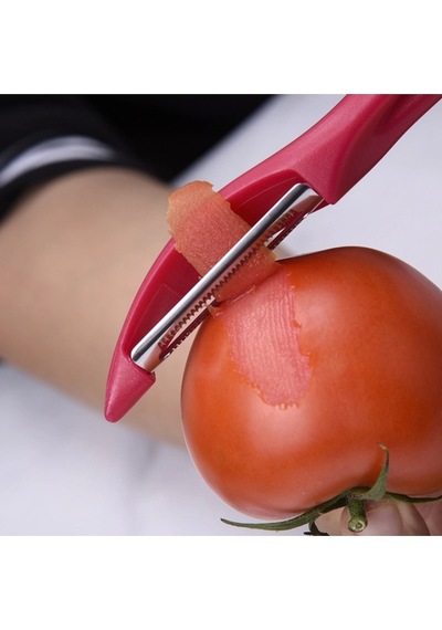 Plastik Saplı Yan Soyacak Kırmızı Pys-17k Çok Renkli Diğer