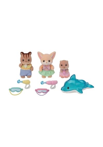 5749 Sylvanian Families Anaokulu Arkadaşları Havuz Eğlencesi Üçlüsü +4 Yaş