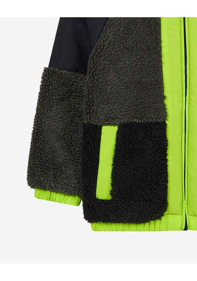 Skechers B Outdoor Fleece Full Zip Sherpa Büyük Erkek Çocuk Siyah Mont Sk2620141-1602