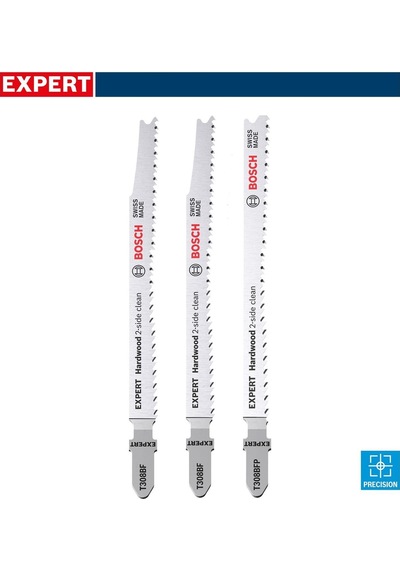 Bosch Expert 2xt308bf-1xt308bfp 3'lü Ahşap Dekupaj Bıçağı 2608900549