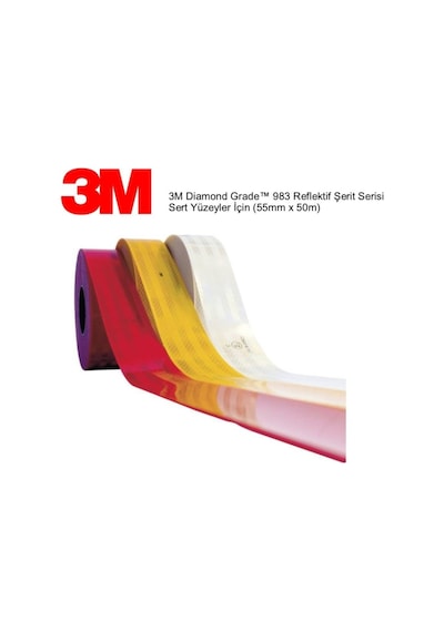 Sarı Diamond Grade™ 983 Reflektif Şerit 1 Mt Sarı