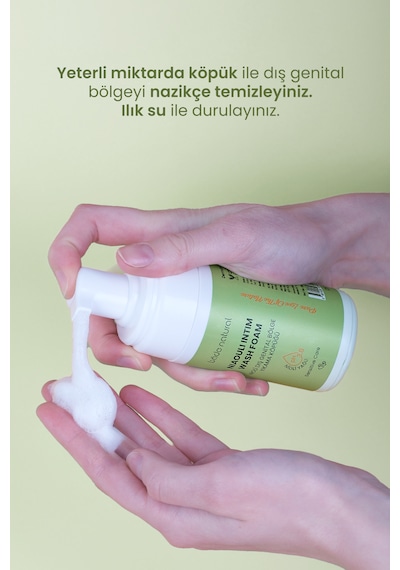 Nioli Yağlı Dış Genital Bölge Yıkama Köpüğü Ph 3.8 %100 Doğal 125