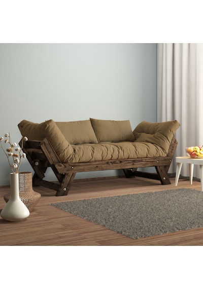 Woodesk Adalar Masif Ceviz-camel Renk 2li Kanepe Cpt8119-210