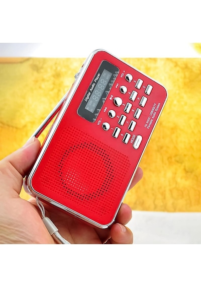 L-938 Şarjlı Taşınabilir Fm Radyo Dijital Ekranlı Usb/tf/sd/aux Destekli Bl-5c Bataryalı 55416574